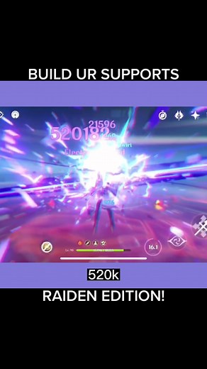 RAIDEN SHOGUN⚡️ since i dont really have any showcases this will just be a short series i do until i run out of chars:) also i realized while editing this that blackliff pole prob wouldve preformed better but its wtv #fyp #genshinimpact #raiden #ei #genshin32