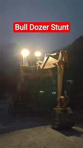 Bull dozer stunt #automobile #bulldozerofficial #bulldozer #jcb