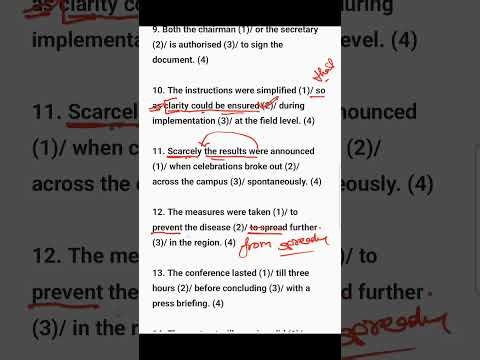 Error Correction Practice Set 05