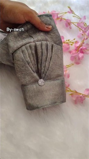 simple and easy puff sleeve design #viral #blouse #youtubeshorts #trendingreels #new #sleevedesign