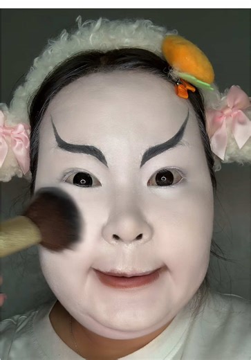 Kabuki Mask Inspired Makeup Tutorial