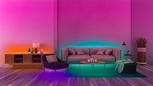 KSIPZE Led Strip RGB LED Streifen mit Fernbedienung Bluetooth Musik Sync Timer-Einstellung Dimmbar Farbwechsel Led