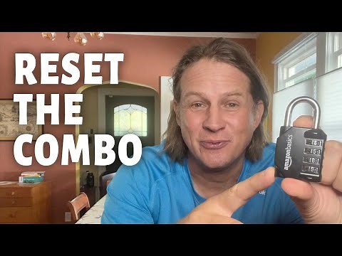 How to Reset the Combination on an Amazon Basics Combination Lock