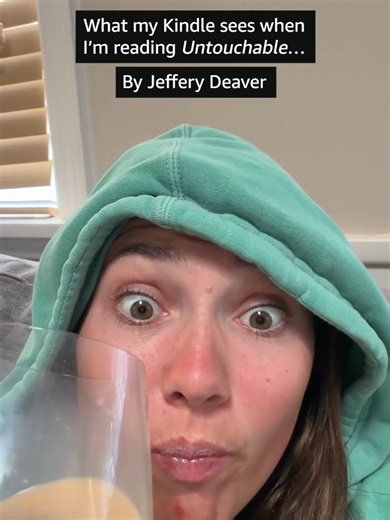 Reading Untouchable by Jeffery Deaver on Kindle