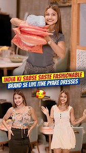 6.2M views · 105K reactions | India Ki Sabse Saste Fashionable Brand Se Liye Itne Pyare Dresses 殺 | Sona Dey | Facebook