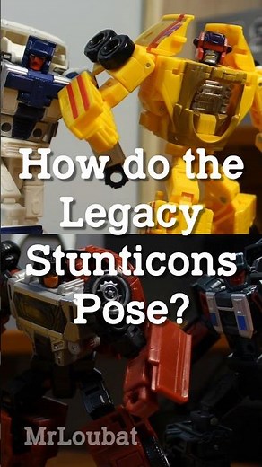 How do the Legacy Stunticons pose? | MrLoubat | Transformers