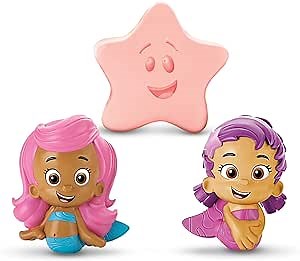 Fisher-Price Bubble Guppies, Molly, Oona, Starfish Bath Squirters