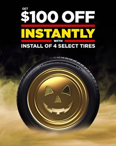 1.2K views · 15 reactions | There’s nothing scary about $100 off Goodyear or Cooper Tires this Halloween season at Midas. Always a touch better. Request an appointment today.� https://bit.ly/2oCaifW | Midas | Facebook