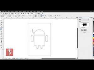 How to make Android Logo using Corel Draw