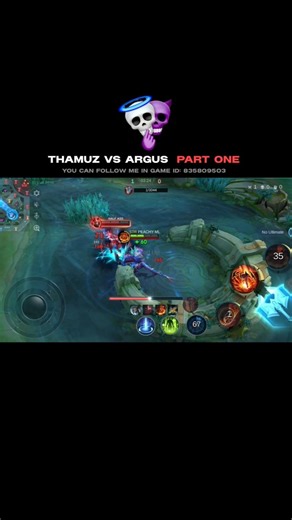 thamuz vs argus 🔥 #moba5v5pippin #mobalegends5v5 #moba5v5english #shorts