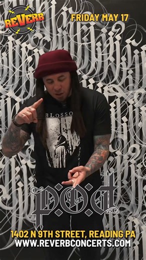 6.1K views · 547 reactions | P.O.D. Is coming to perform live in Reading, PA on Friday, May 17 with Bad Wolves, Norma Jean, and Blind Channel! ️ bit.ly/PODReverb | Reverb | Facebook