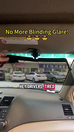 This polarized car visor blocks UV rays, glare, and high beams, ensuring safer driving in both day and night conditions.#CarAccessories #DriveSafe #PolarizedVisor #CarSafety #NightDrivingHacks