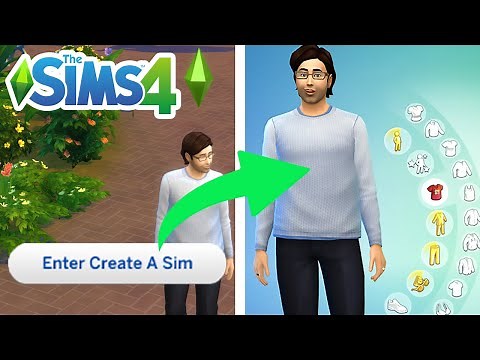 How To Go Back Into Create A Sim (Get Into CAS In Game) - The Sims 4