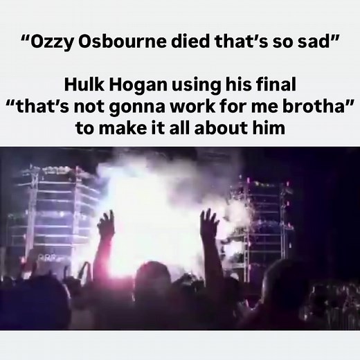 R.I.P Hulk Hogan even though you were a terrible human being #hulkhogan #ozzyosbourne #rip #riplegends
