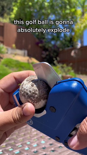 Exploding Rubber Band Ball - Satisfying Golf Ball Cutting Video