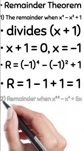 Dividing Polynomials - Remainder Theorem | Pre Calculus