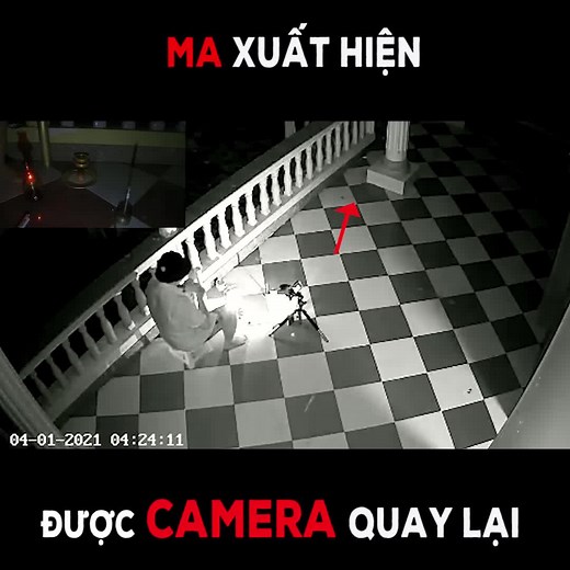 mình không thấy mà camera an ninh lại quay được cảnh này...