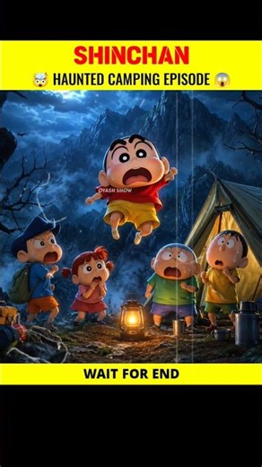 shin-chan haunted camping episode 😱🤯 #shinchan #doreamongame