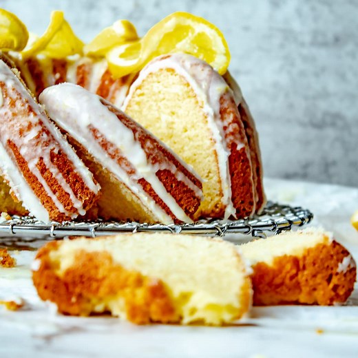 Lemon Sour Cream Pound Cake - Moist and Soft from Scratch! | Chenée Today