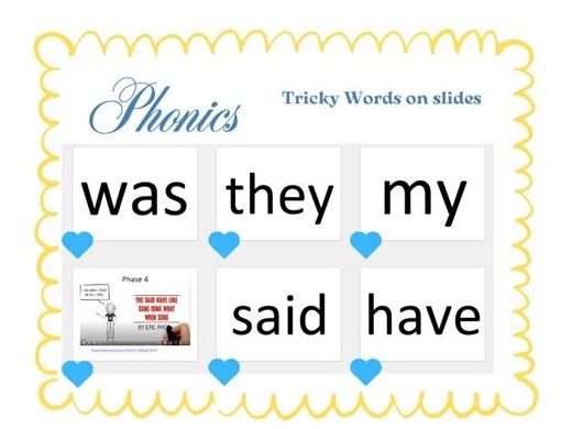 Year 1 Phonics - Tricky words Phases 2-5 ppt | Teaching Resources