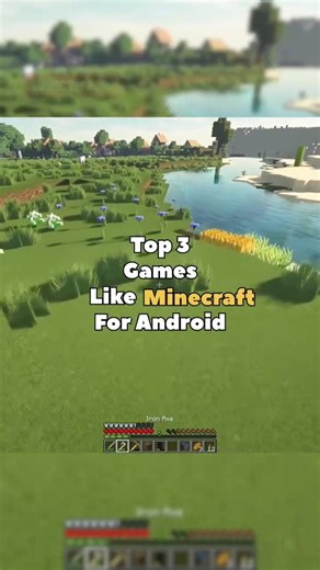 top 3 games like minecraft for android #shorts #minecraft #games
