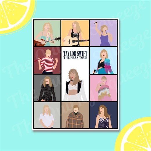 TS Eras Tour Vinyl Waterproof Sticker - Etsy Canada