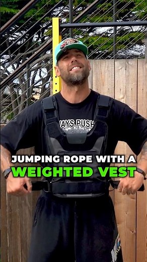 Jumping Rope With A Weighted Vest