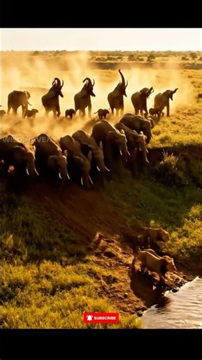 Elephant’s Brutal Revenge — The Lion Faces Nature’s Wrath! #survival #animals