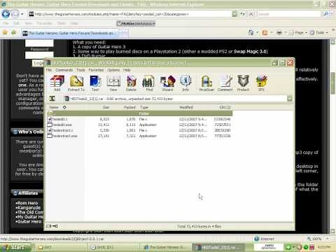 How to put custom songs into Guitar Hero 3 for PS2 (Part 1)