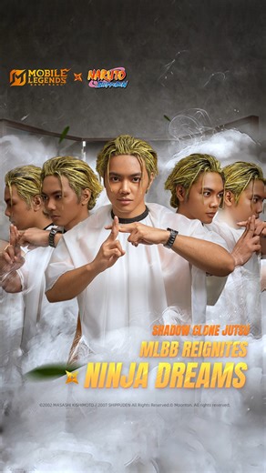 32K views · 324 reactions | MLBB Reignites Ninja Dreams——Shadow Clone Jutsu Chapter Ever dreamed of being a ninja and tried copying Ninjutsu moves like in the video? Share your story in the comments! 3 lucky commenters will win a Diamond Pack! #MLBBxNARUTO #MLBBFreeGaaraSkin #MLBB #MobileLegendsBangBang #MLBBNewSkin #NARUTO | Mobile Legends: Bang Bang | Facebook
