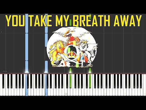 You Take My Breath Away - Queen (Instrumental) [Synthesia Piano Tutorial]
