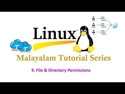 9. Linux File & Directory Permissions | Linux Malayalam Tutorial