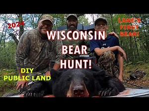 WISCONISN BEAR HUNT 2024| 12 YEAR OLD SHOOTS FIRST BEAR!