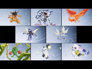 [Digimon Adventure Tri] All Digivolutions