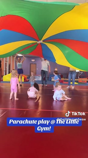Parachute Play Ideas for Toddlers at The Little Gym