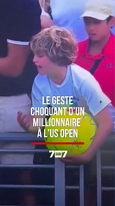 2.8K views · 99 reactions |  Scandale à l’US Open: un millionnaire polonais vole une casquette à un enfant offerte par Kamil Majchrzak… Le geste honteux filmé par les caméras fait le tour du web. #USOpen #Scandale #KamilMajchrzak #BadBuzz #7sur7be | 7sur7.be | Facebook