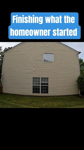 Soft washing is the right way!! #softwashing #housecleaning