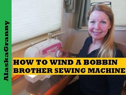How To Wind Bobbin on Brother Sewing Machine...Sewing Tips Tricks