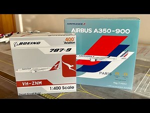 Unboxing TWO New 1:400 Diecast Model Aircraft! (2025 Unboxing #3)