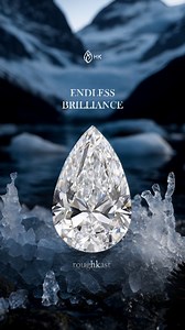 A pear diamond sparkles like frozen snowflakes, delicate yet powerful. Grace in its purest form, the pear diamond glimmers like snow crystals, rare and fleeting in nature but everlasting in its charm. A reminder of beauty shaped by time and patience. Our diamonds reflect the beauty of nature, and our actions protect it. Through Mission 102030, we have planted millions of trees, turning barren landscapes into thriving green zones. Rivers once lost are finding new life through Mission River, bring