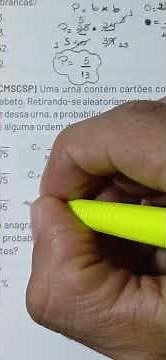 Probabilidade e combinação simples.