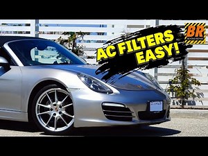 991, 981, 718 Boxster Cayman TWO AC Air Filters Replacement