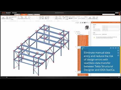 Enhanced Connection Design Workflow in Tekla Structural Designer 2025
