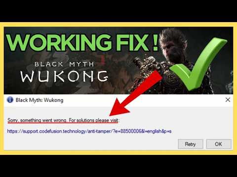Fix Black Myth Wukong Sorry Something Went Wrong | Anti Tamper Error