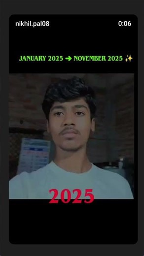 January 2025 ➜ November 2025 ✨ | Transition Edit 🎥 | Editz by @nikhil.pal08 | #shorts
