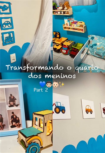 Aí ficou tudo do jeitinho que eu imaginei, Deus é maravilhosoooooo💙 #fyp #gravidez #quartodebebe #decoration #maternidade