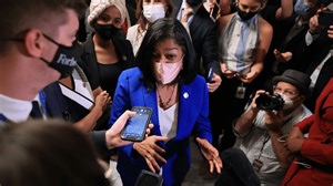 Jayapal: No vote for infrastructure bill until reconciliation is passed