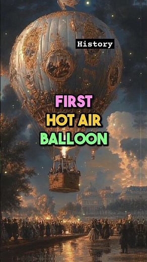 The FIRST Hot Air Balloon Flight with Animals! 🐑🦆🐓 | History of Flight (1783)