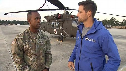 US Army Reserve Aviation Command is conducting rescue operations in Texas