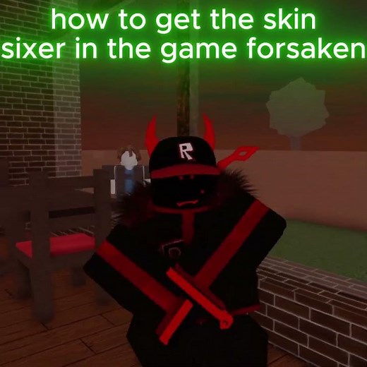 (tutorial) how to get the skin sixer for noob in forsaken